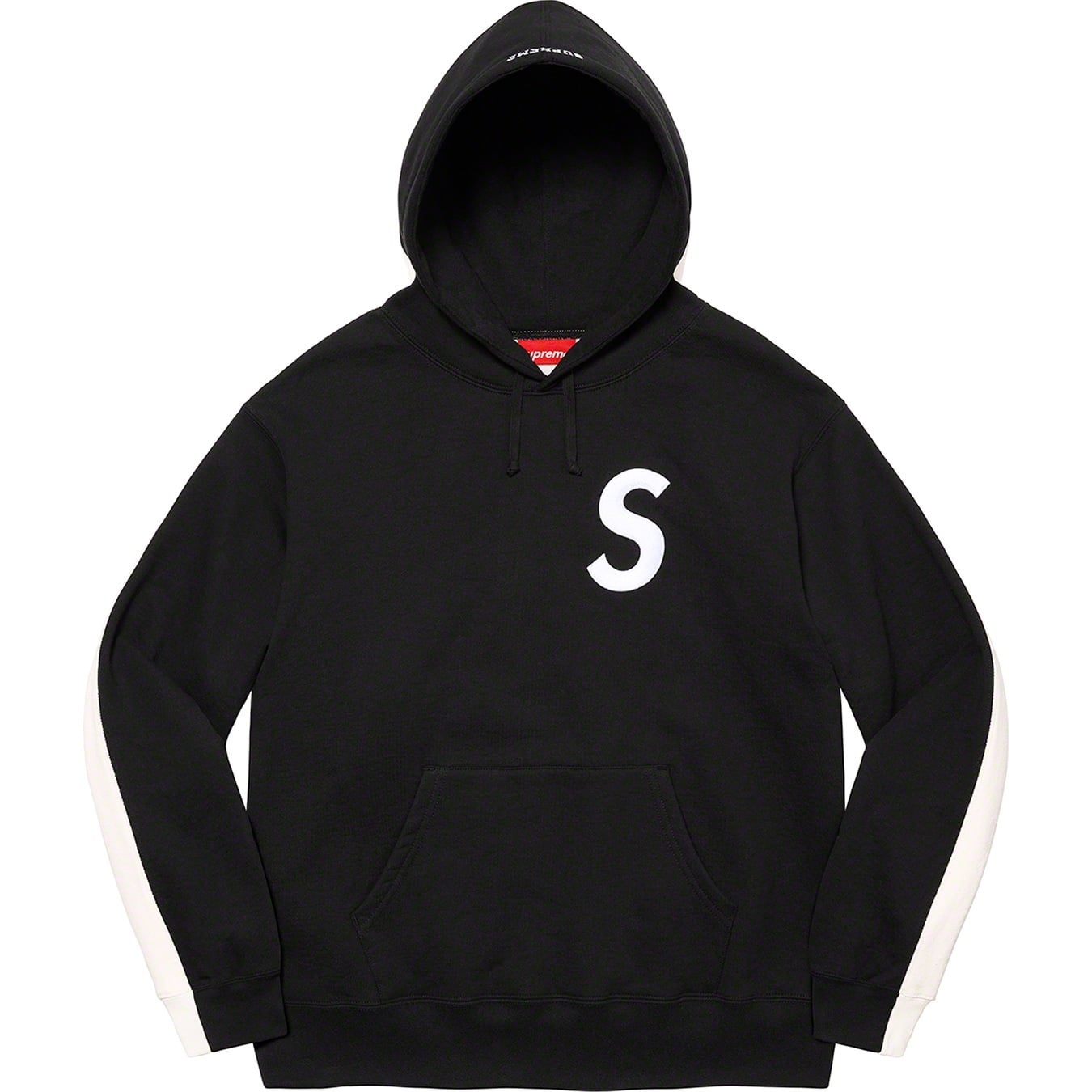 S Logo Split Hooded Sweatshirt view 2